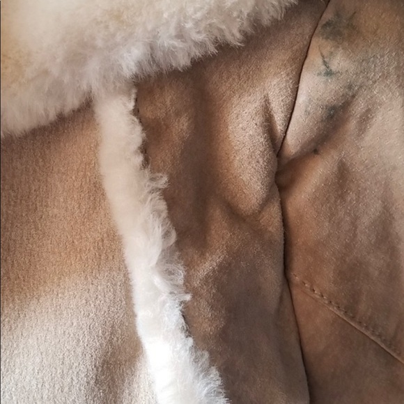 Steve Madden faux shearling trim suede coat - Picture 8 of 8